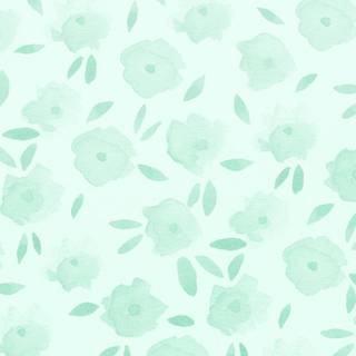 Pastel green wallpaper