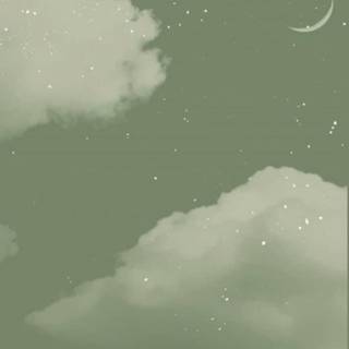 Pastel green wallpaper