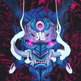 Oni mask wallpaper