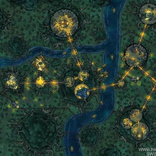 Elf village wallpaper