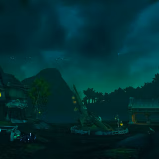 Elf village wallpaper