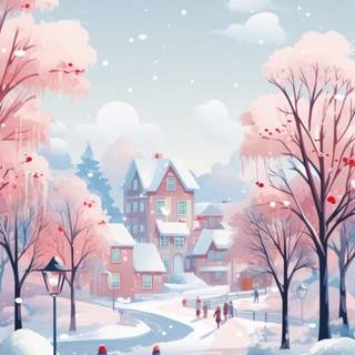 Winter aeshetic iPhone wallpaper