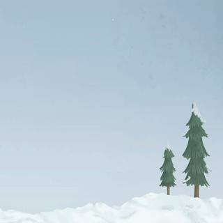 Winter aeshetic iPhone wallpaper