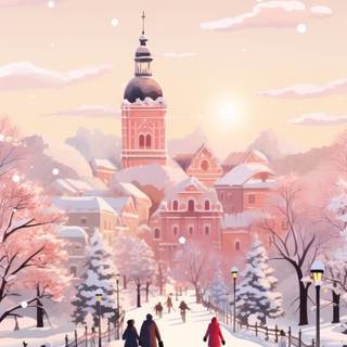 Winter aeshetic iPhone wallpaper