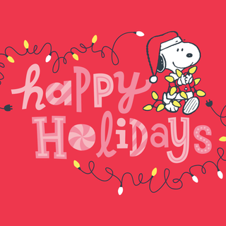 2560x1440 Snoopy winter wallpaper