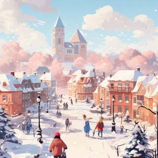 Winter aeshetic iPhone wallpaper