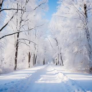 Winter day desktop wallpaper