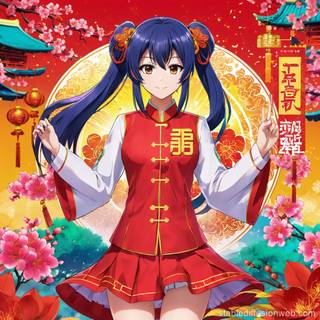 Anime Chinese New Year 2025 wallpaper