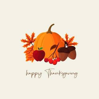 Cute preppy Thanksgiving wallpaper