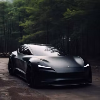 Tesla Roadster iPhone wallpaper