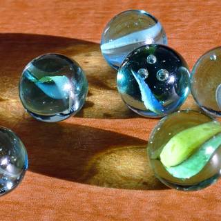 Glass marbles wallpaper