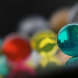 Glass marbles wallpaper