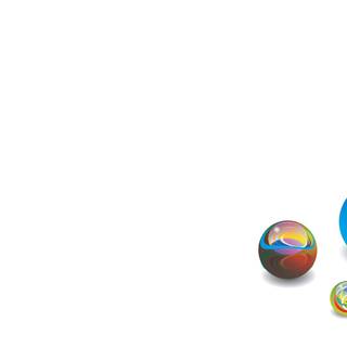 Glass marbles wallpaper