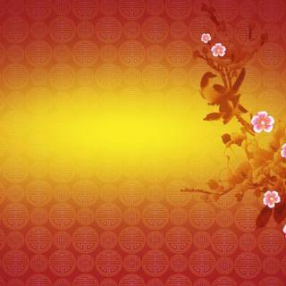 Chinese New Year patterns wallpaper