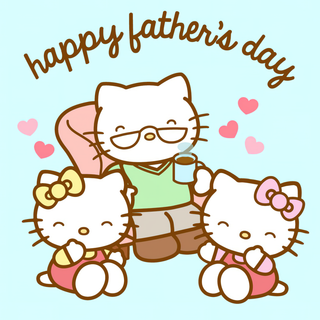 Cute Happy Father's Day wallpaper