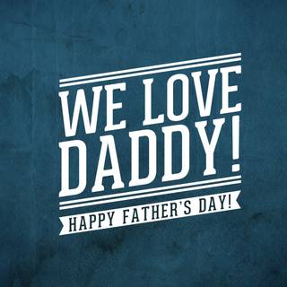 Cute Happy Father's Day wallpaper