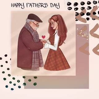 Cute Happy Father's Day wallpaper