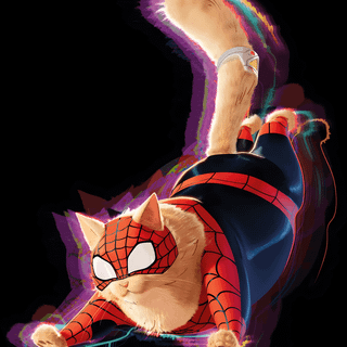 Spider-Man cat wallpaper