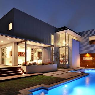 Modern villa wallpaper