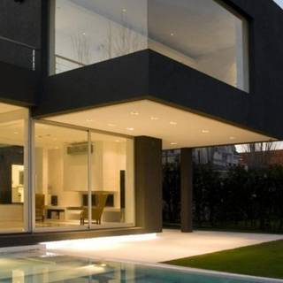 Modern villa wallpaper