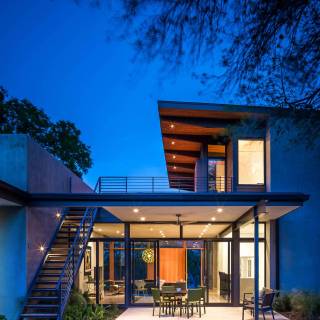 Modern villa wallpaper