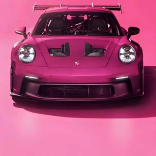 Pink Porche wallpaper