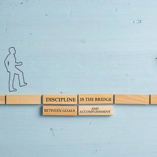 Discipline or regret wallpaper