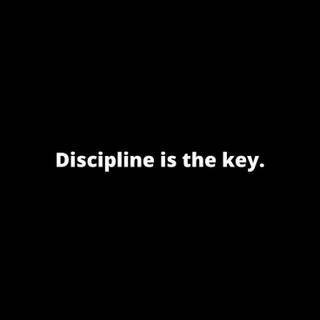 Discipline or regret wallpaper