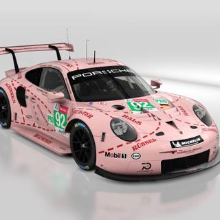 Pink Porche wallpaper