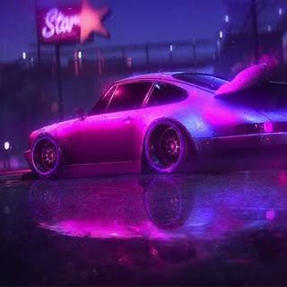 Pink Porche wallpaper