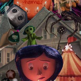 Coraline aesthetic wallpaper