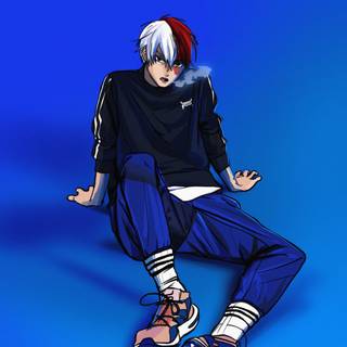 Shoto drip wallpaper