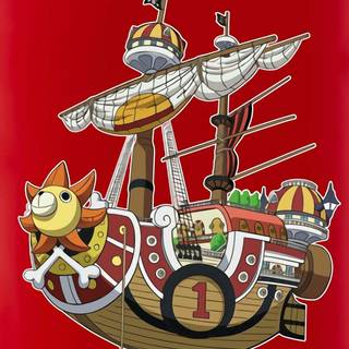 One Piece Thousand Sunny ship wallpaper