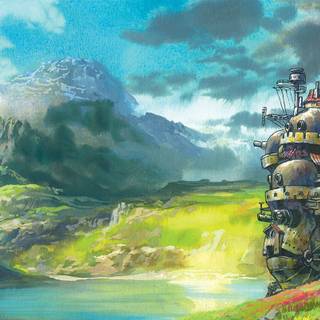 Studio Ghibli Howl’s Moving Castle wallpaper