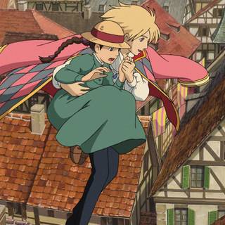 Studio Ghibli Howl’s Moving Castle wallpaper