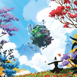 Studio Ghibli Howl’s Moving Castle wallpaper