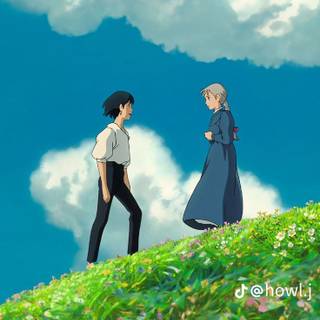 Studio Ghibli Howl’s Moving Castle wallpaper