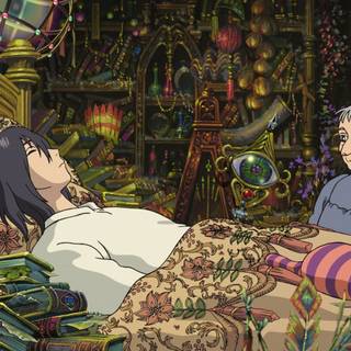 Studio Ghibli Howl’s Moving Castle wallpaper