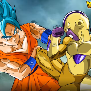 Dragon Ball Z Frieza battle wallpaper