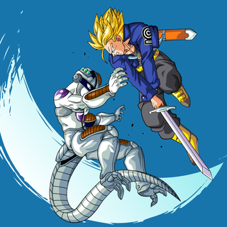 Dragon Ball Z Frieza battle wallpaper