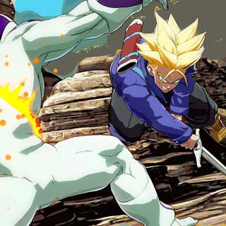 Dragon Ball Z Frieza battle wallpaper