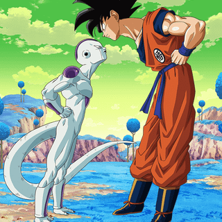 Dragon Ball Z Frieza battle wallpaper