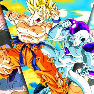 Dragon Ball Z Frieza battle wallpaper