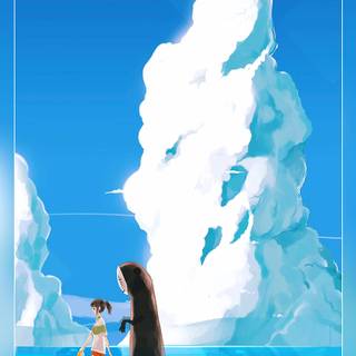 Studio Ghibli Spirited Away poster wallpaper