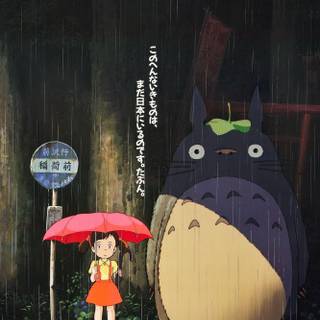 Studio Ghibli Totoro poster wallpaper