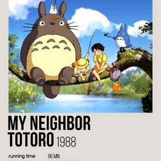 Studio Ghibli Totoro poster wallpaper