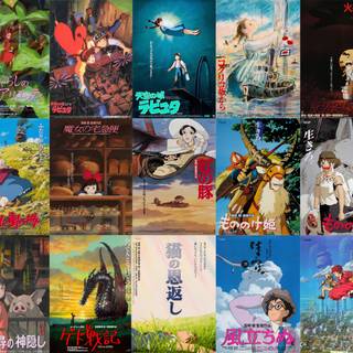 Studio Ghibli Totoro poster wallpaper