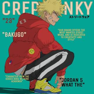 Bakugo drip wallpaper