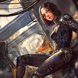 4k Alita Battle Angel wallpaper