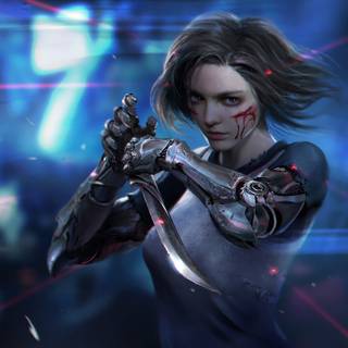 4k Alita Battle Angel wallpaper